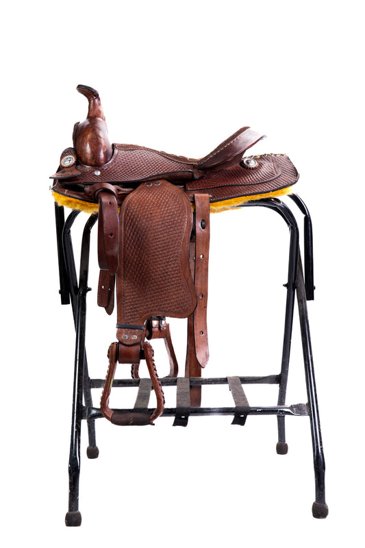 MONTURA TEXANA PETATILLO ECONOMICO FUSTE 14 1/2 CHOCOLATE