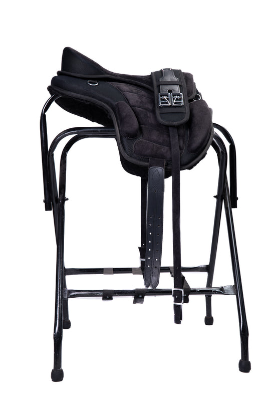 MONTURA ALBARDON SINTETICO MARCA TAK NEGRA COLA DE PATO