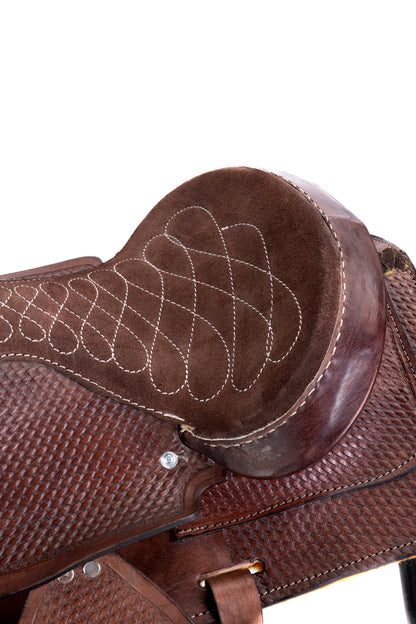 MONTURA TEXANA PETATILLO ECONOMICO FUSTE 14 1/2 CHOCOLATE